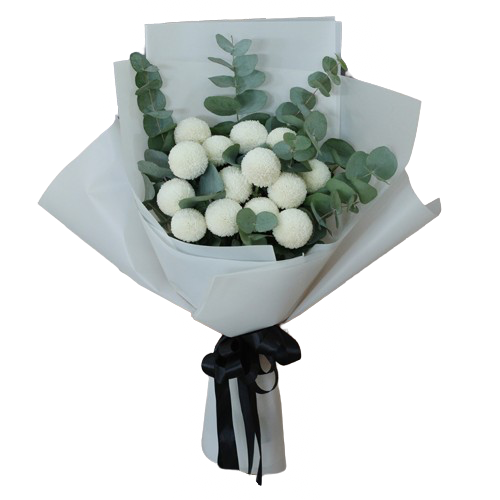 Mumball with Greenery